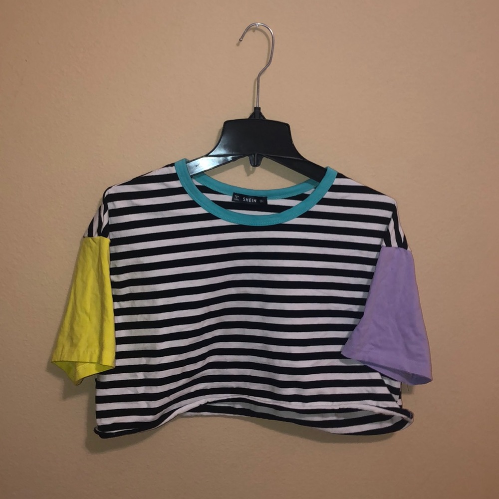Striped crop top